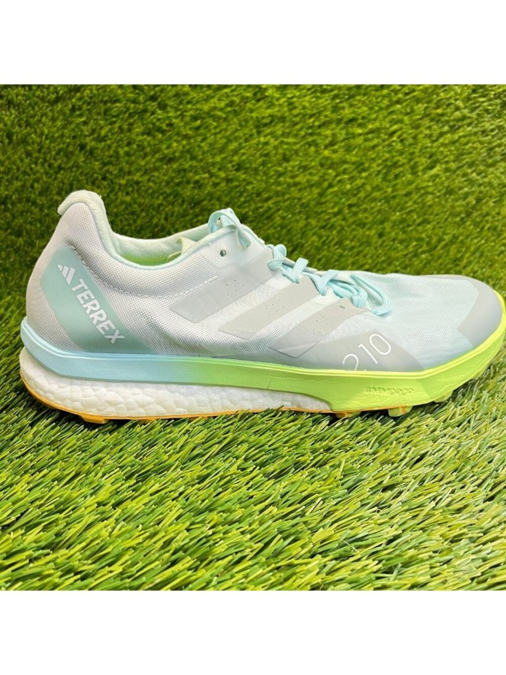 Adidas Terrex Speed Ultra Womens Size 9 Blue Silver Trail Running Shoes Sneakers